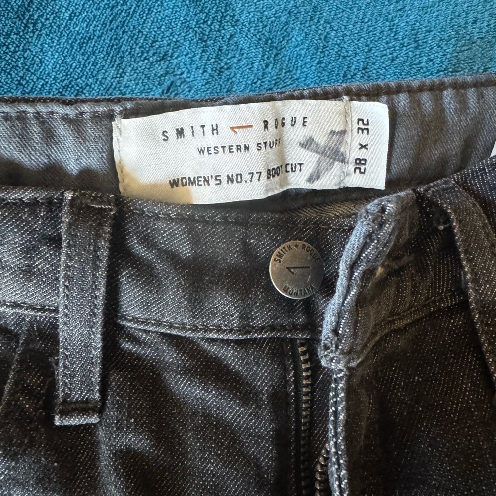 Women's Charcoal Flare Jeans smith and rogue